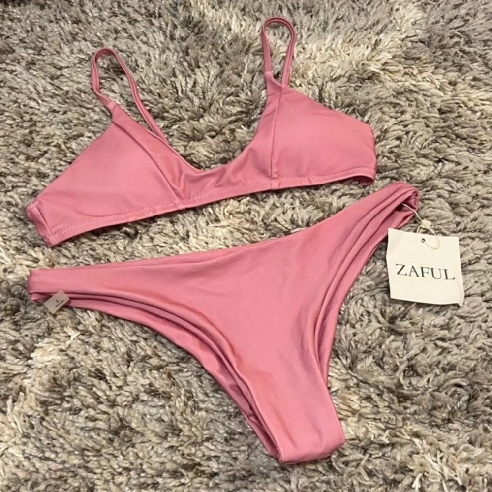 Pink Zaful Bikini Set